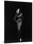 Lauren Bacall (b/w photo)-null-Stretched Canvas