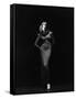 Lauren Bacall (b/w photo)-null-Framed Stretched Canvas