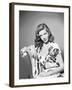 Lauren Bacall, c. 1945 (b/w photo)-null-Framed Photo