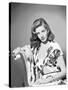 Lauren Bacall, c. 1945 (b/w photo)-null-Stretched Canvas