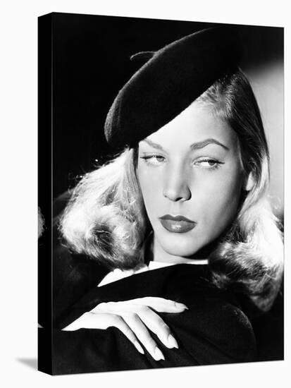 Lauren Bacall, Ca. 1945-null-Stretched Canvas
