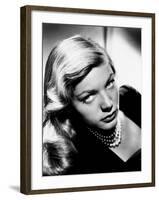 Lauren Bacall, Ca. 1945-null-Framed Photo