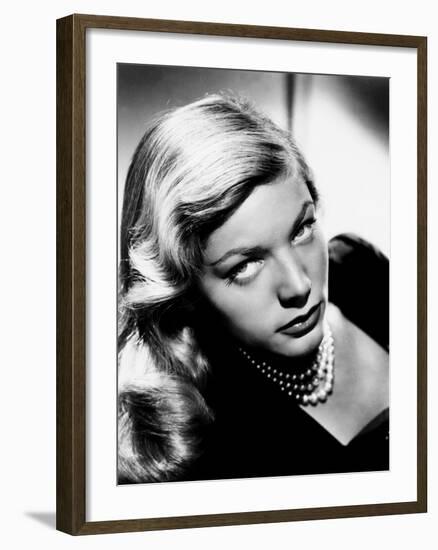 Lauren Bacall, Ca. 1945-null-Framed Photo