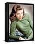 Lauren Bacall, ca. 1946-null-Framed Stretched Canvas