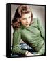 Lauren Bacall, ca. 1946-null-Framed Stretched Canvas