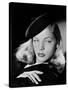 Lauren Bacall en, 1946 (b/w photo)-null-Stretched Canvas