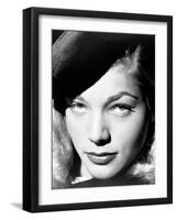 Lauren Bacall. "The Big Sleep" 1946, Directed by Howard Hawks. 1946-null-Framed Photographic Print