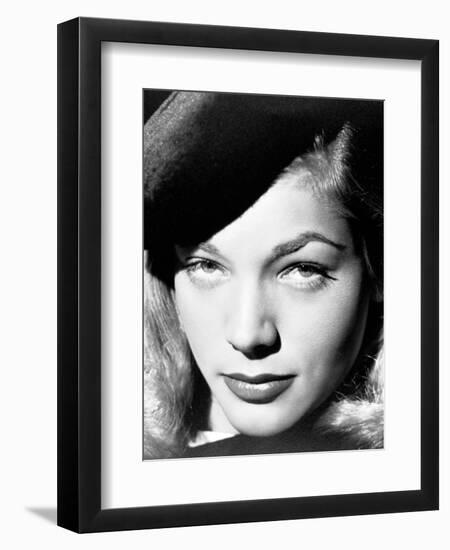 Lauren Bacall. "The Big Sleep" 1946, Directed by Howard Hawks. 1946-null-Framed Photographic Print