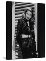 Lauren Bacall "To Have And Have Not" 1944 Directed by Howard Hawks-null-Stretched Canvas