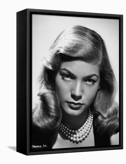 Lauren Bacall-null-Framed Stretched Canvas