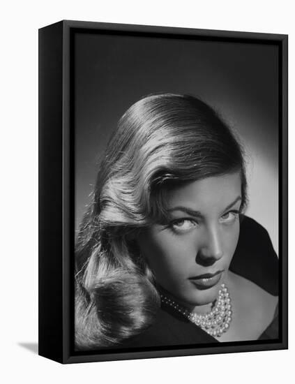 Lauren Bacall-null-Framed Stretched Canvas