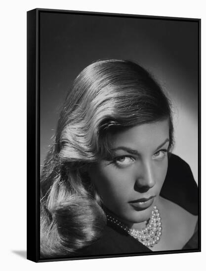 Lauren Bacall-null-Framed Stretched Canvas