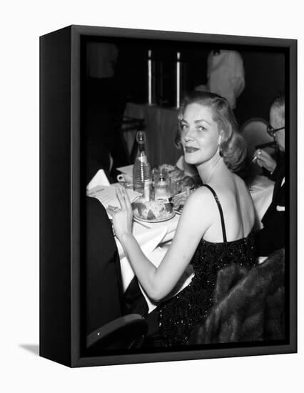 Lauren Bacall-null-Framed Stretched Canvas