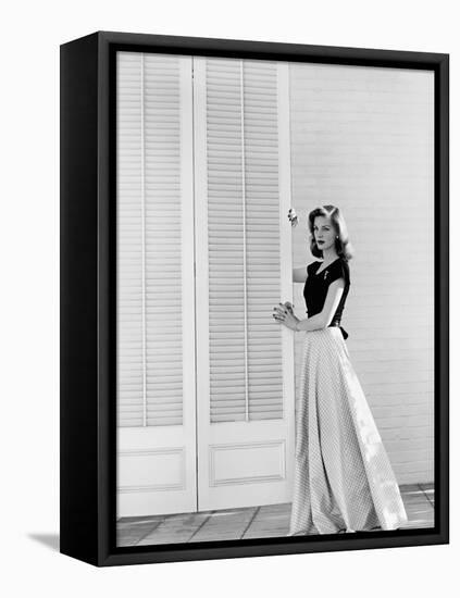 Lauren Bacall-null-Framed Stretched Canvas