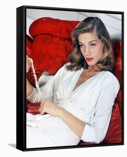 Lauren Bacall-null-Framed Stretched Canvas