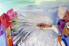 Rainbow Rock Little Heron-Lauren Moss-Framed Giclee Print
