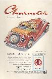 Press Advertisement for the MG Midget, 1950s-Laurence Fish-Giclee Print