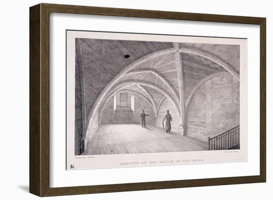Laurence Pountney Hill, London, C1820-Charles Burton-Framed Giclee Print
