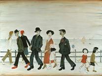 Coming Home from the Mill-Laurence Stephen Lowry-Art Print