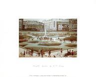 The School Yard-Laurence Stephen Lowry-Art Print