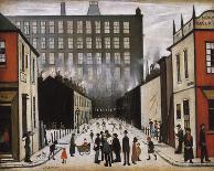 On the Promenade-Laurence Stephen Lowry-Art Print