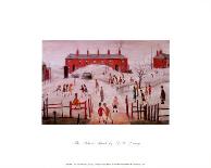The School Yard-Laurence Stephen Lowry-Art Print