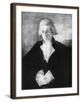 Laurence Sterne, 18th Century English Novelist and Anglican Clergyman-Thomas Gainsborough-Framed Giclee Print