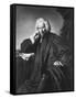 Laurence Sterne, Engraved by Edward Fisher-Sir Joshua Reynolds-Framed Stretched Canvas