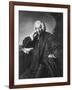 Laurence Sterne, Engraved by Edward Fisher-Sir Joshua Reynolds-Framed Giclee Print