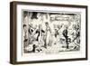 Laurence Sterne - 'Sentimental-Thomas Rowlandson-Framed Giclee Print