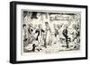 Laurence Sterne - 'Sentimental-Thomas Rowlandson-Framed Giclee Print