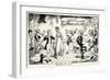 Laurence Sterne - 'Sentimental-Thomas Rowlandson-Framed Giclee Print