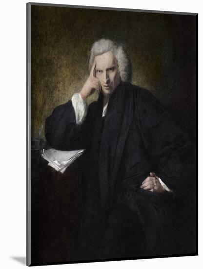 Laurence Sterne --Joshua Reynolds-Mounted Giclee Print