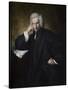 Laurence Sterne --Joshua Reynolds-Stretched Canvas