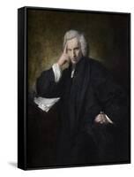 Laurence Sterne --Joshua Reynolds-Framed Stretched Canvas