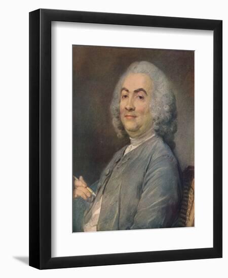 'Laurent Carrs', 1745-Jean-Baptiste Perronneau-Framed Giclee Print