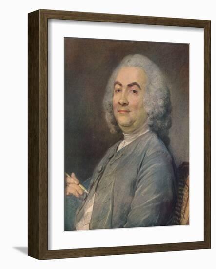 'Laurent Carrs', 1745-Jean-Baptiste Perronneau-Framed Giclee Print