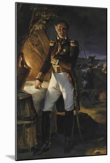 Laurent, marquis de Gouvion Saint Cyr, maréchal de France (1764-1830), repr-Horace Vernet-Mounted Giclee Print