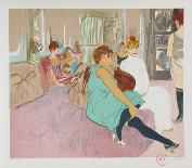 Portrait de Femme after Toulouse-Lautrec-Laurent Salinas-Framed Collectable Print