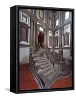 Laurentian Library in Florence-null-Framed Stretched Canvas
