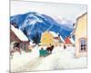 Laurentian Village-Clarence Alphonse Gagnon-Mounted Premium Giclee Print