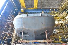 Ship Building Shoot  inside of Shipyard-laurentiu iordache-Photographic Print