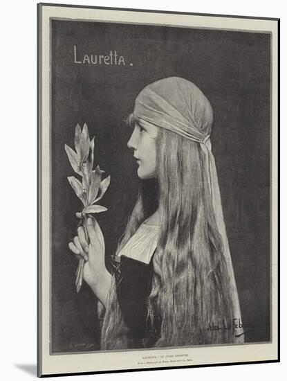 Lauretta-Jules Joseph Lefebvre-Mounted Giclee Print