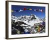 Lauribina Pass, Langtang National Park, Bagmati, Central Region (Madhyamanchal), Nepal, Himalayas-Jochen Schlenker-Framed Photographic Print