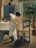 Breakfast with the Morning Newspaper, 1898-Laurits Andersen Ring-Giclee Print