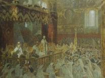 The Coronation of Czar Nicolas Ii-Laurits Regner Tuxen-Framed Stretched Canvas