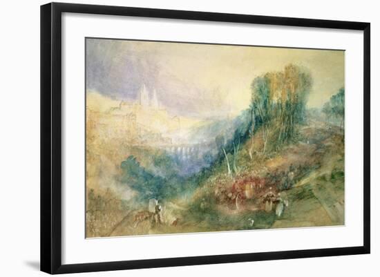 Lausanne from the West-J. M. W. Turner-Framed Giclee Print