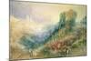 Lausanne from the West-J. M. W. Turner-Mounted Giclee Print