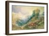 Lausanne from the West-J. M. W. Turner-Framed Giclee Print