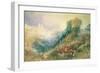 Lausanne from the West-J. M. W. Turner-Framed Giclee Print